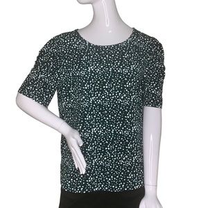 Adrianna Papell Top Pullover Short Sleeve Size M